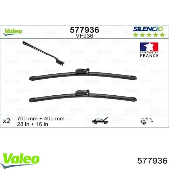 Compre 8521247130 Toyota Limpa-pára-brisas do pára-brisas, kit de 2 un.