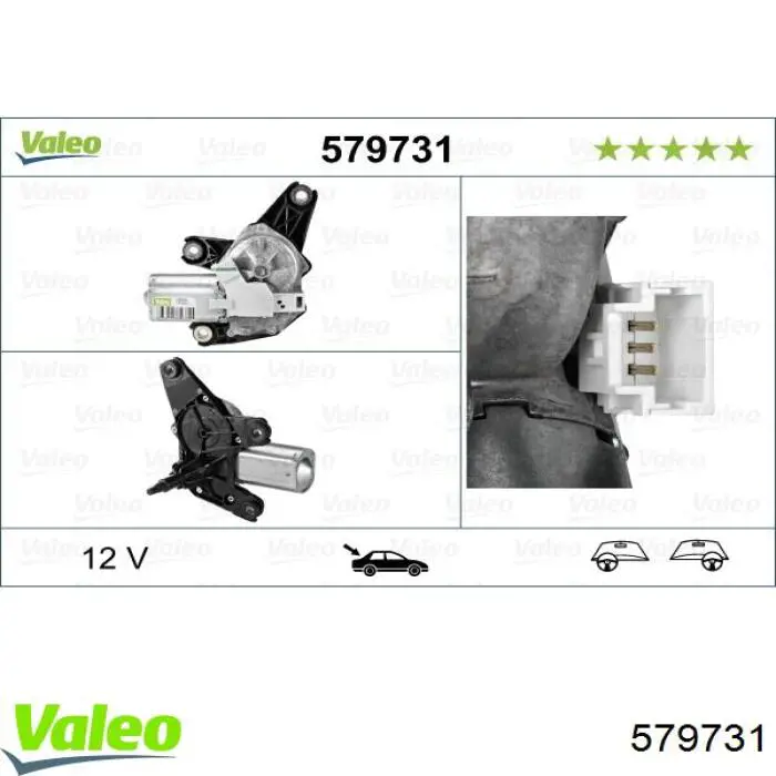 Compre 91165699 Renault (RVI) Motor de limpador pára-brisas de vidro traseiro