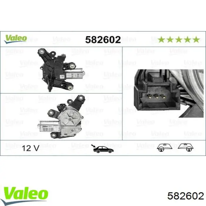 Motor de limpador pára-brisas de vidro traseiro Renault (RVI) 287105483RD preço, a partir de 78,32 USD