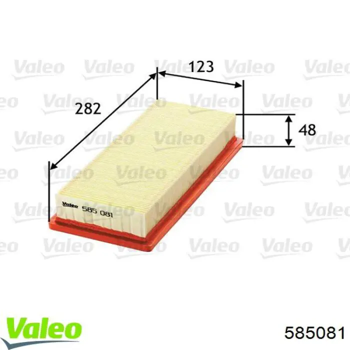 585081 VALEO Filtro de ar