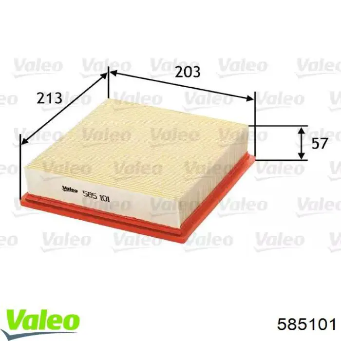 585101 VALEO Filtro de ar