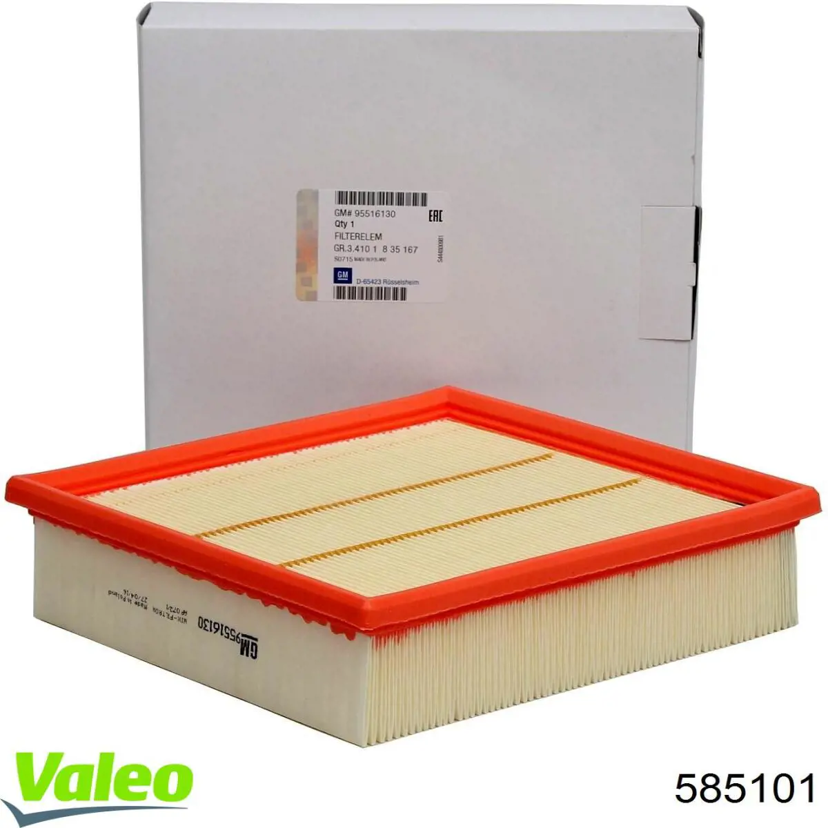Filtro de ar 585101 VALEO