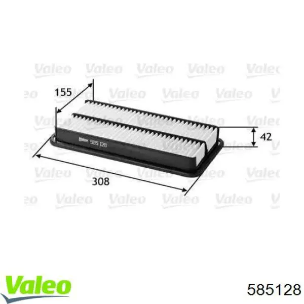 Compre 585128 VALEO Filtro de ar