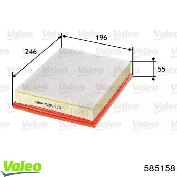 585158 VALEO Filtro de ar