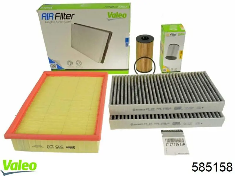 Filtro de ar VALEO 585158 preço, a partir de 12,57 USD