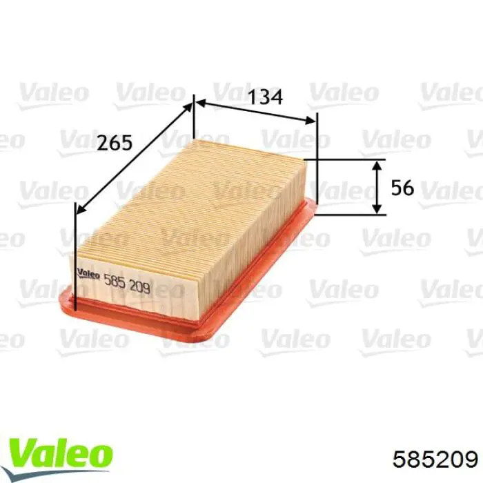 Compre 585209 VALEO Filtro de ar