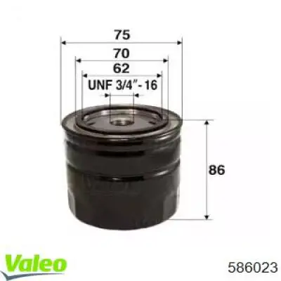 Filtro de óleo VALEO 586023 preço, a partir de 9,61 USD