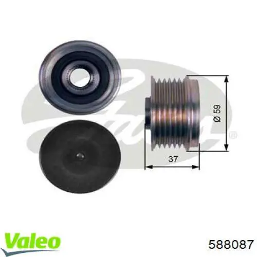 Compre 588087 VALEO Polia do gerador