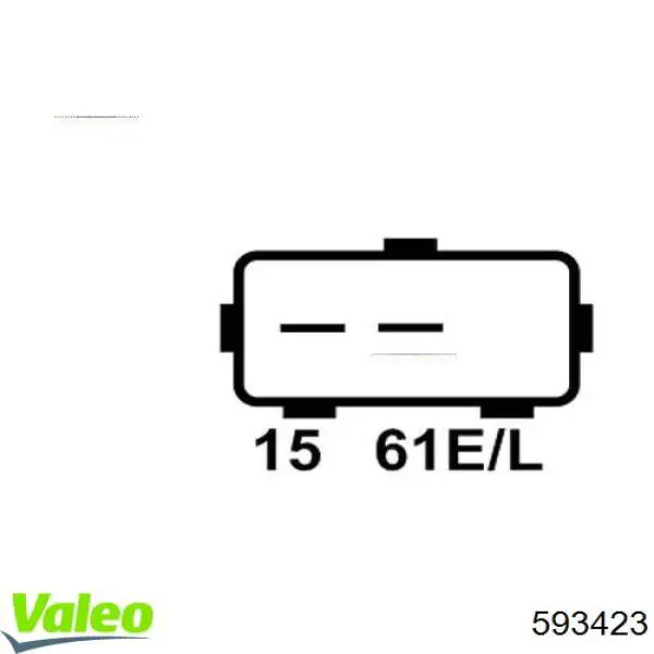 Relê-regulador do gerador (relê de carregamento) VALEO 593423 preço, a partir de 57,03 USD