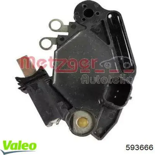 Compre 593666 VALEO Relê-regulador do gerador (relê de carregamento)