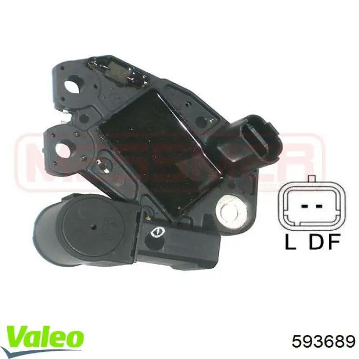 Relê-regulador do gerador (relê de carregamento) VALEO 593689 preço, a partir de 36,80 USD