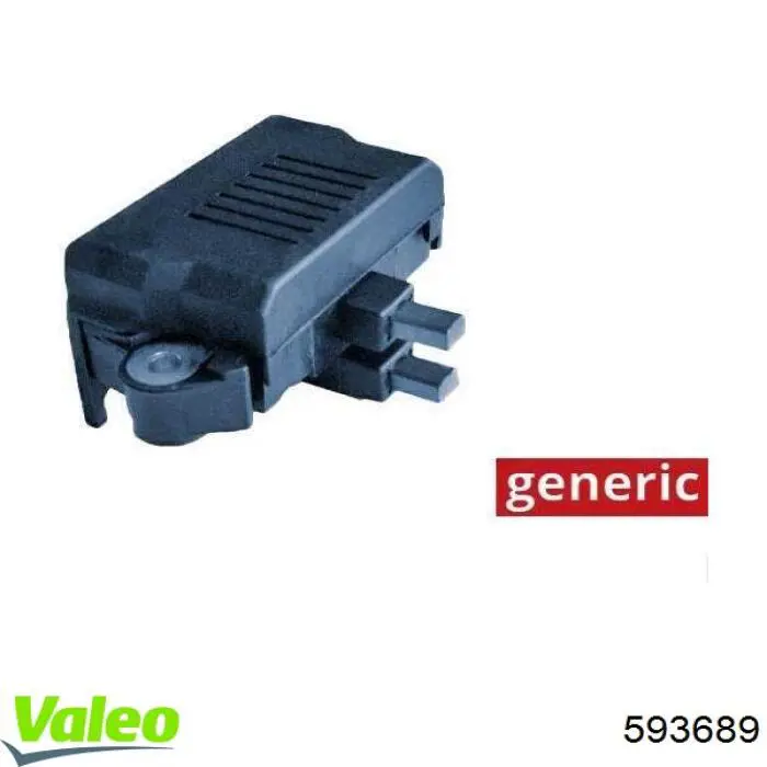 593689 VALEO Relê-regulador do gerador (relê de carregamento)
