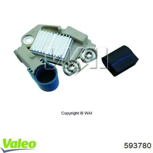 Compre 593780 VALEO Relê-regulador do gerador (relê de carregamento)