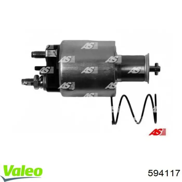 594117 VALEO Relê retrator do motor de arranco