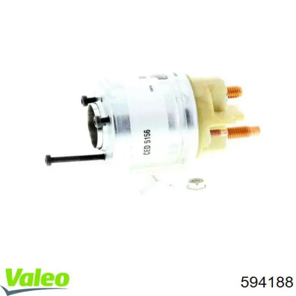 Relê retrator do motor de arranco 594188 VALEO