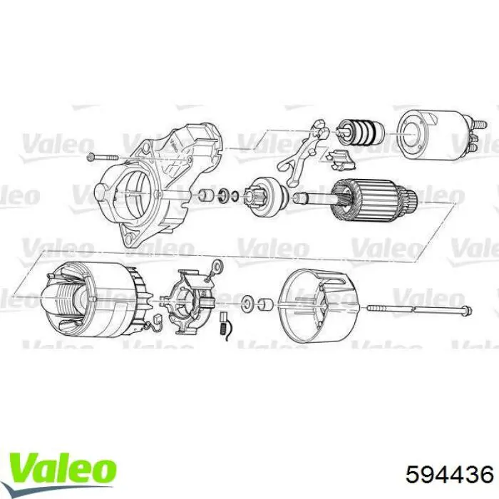 594436 VALEO Roda-livre do motor de arranco