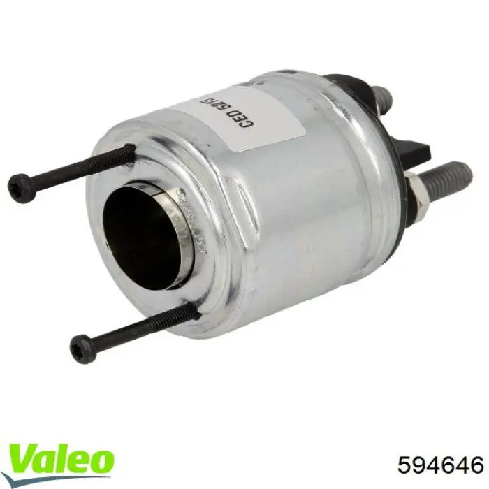 Relê retrator do motor de arranco 594646 VALEO
