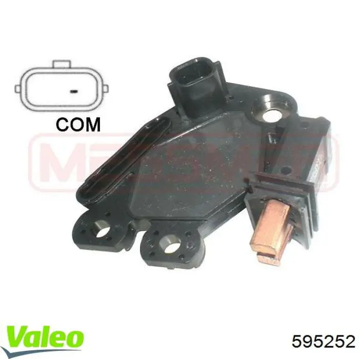 Relê-regulador do gerador (relê de carregamento) VALEO 595252