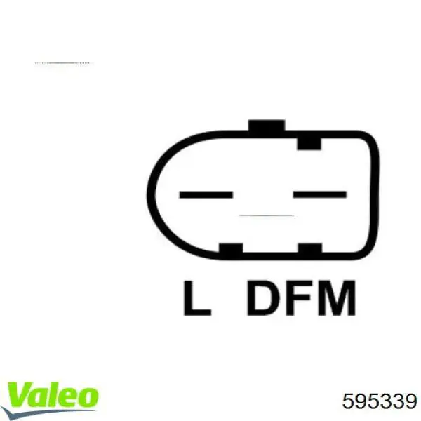 595339 VALEO Relê-regulador do gerador (relê de carregamento)