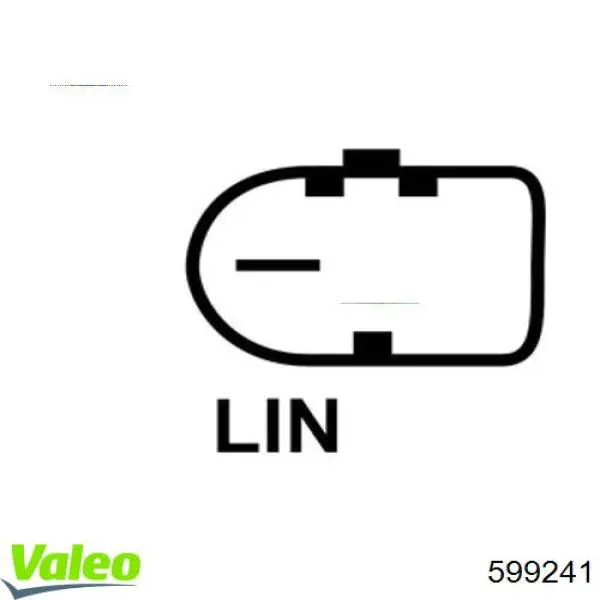 599241 VALEO Relê-regulador do gerador (relê de carregamento)