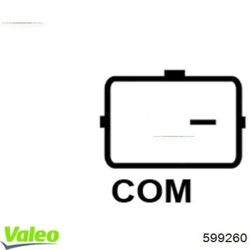 Relê-regulador do gerador (relê de carregamento) 599260 VALEO