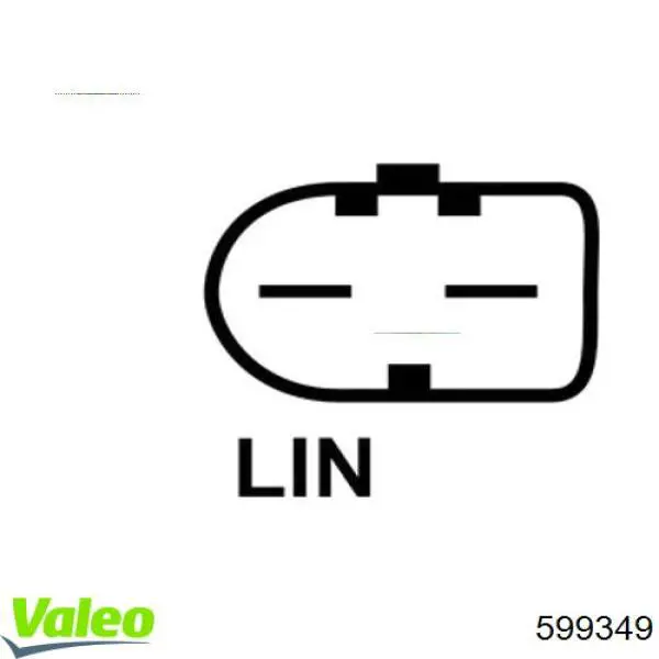 Relê-regulador do gerador (relê de carregamento) 599349 VALEO