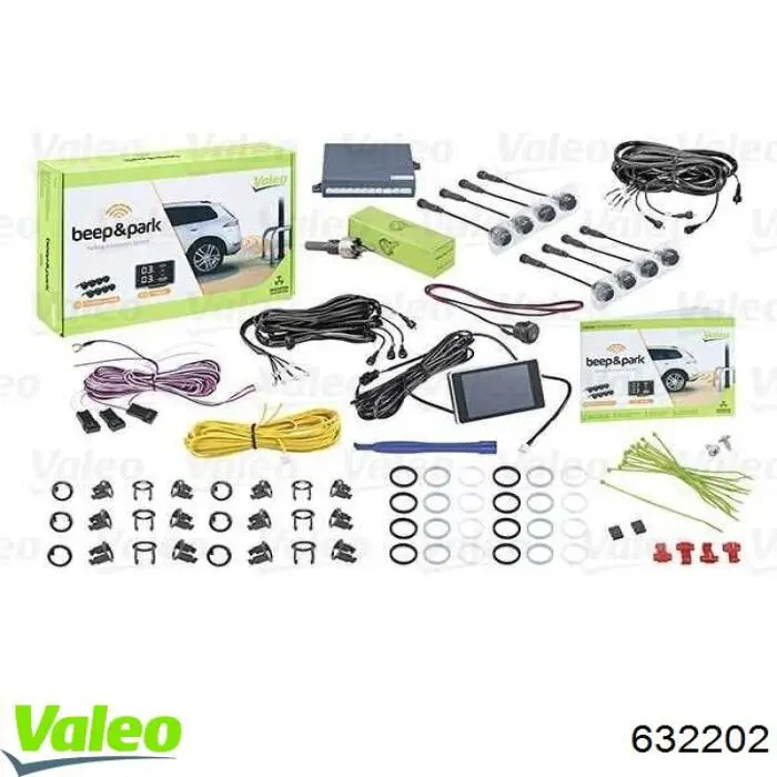 Compre 632202 VALEO Sensor de estacionamento, kit de instalação
