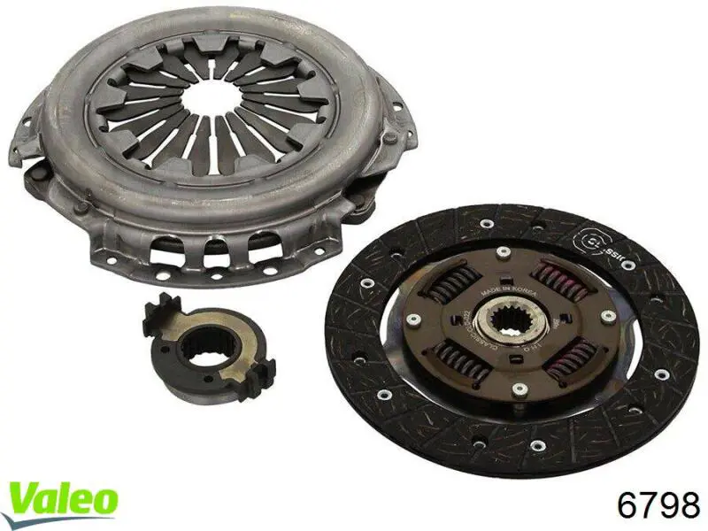 Compre 6798 VALEO Kit de embraiagem (3 peças)