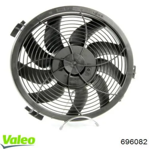 Compre 696082 VALEO Ventilador elétrico de esfriamento montado (motor + roda de aletas) direito