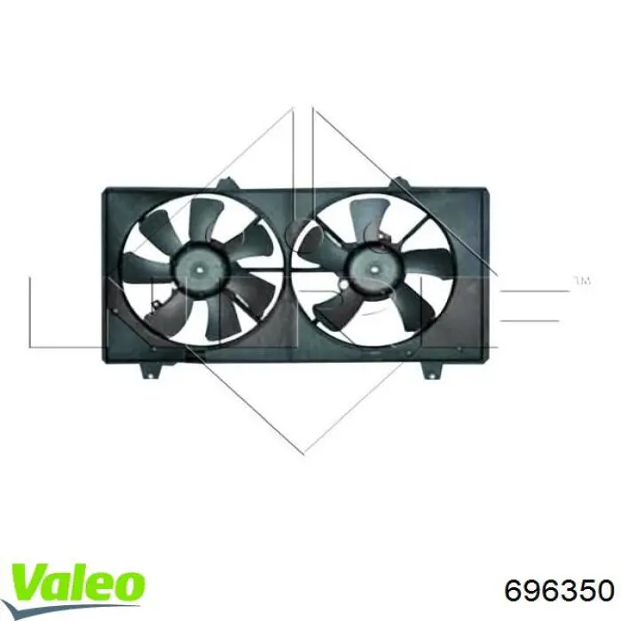 Compre 696350 VALEO Ventilador elétrico de esfriamento montado (motor + roda de aletas) esquerdo