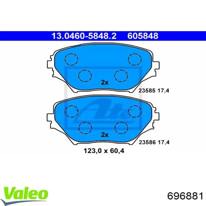 RT7689 AVA Ventilador elétrico de esfriamento montado (motor + roda de aletas)
