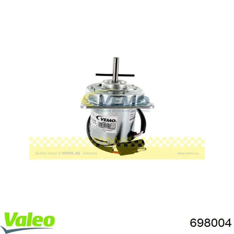 Compre 698004 VALEO Motor de ventilador do sistema de esfriamento