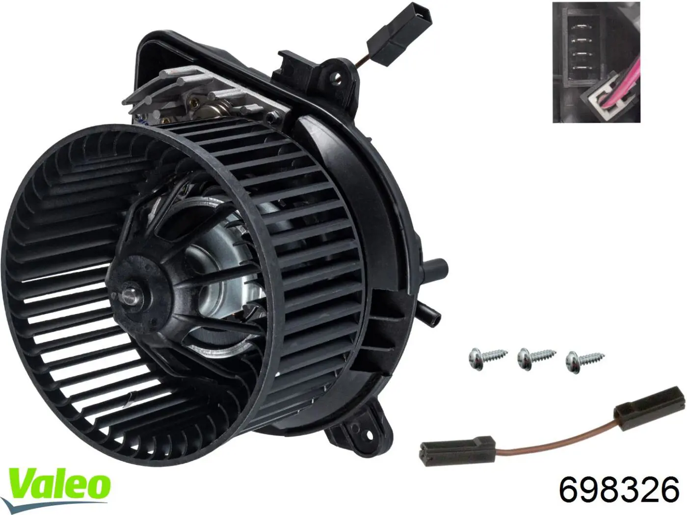 Compre 698326 VALEO Motor de ventilador de forno (de aquecedor de salão)