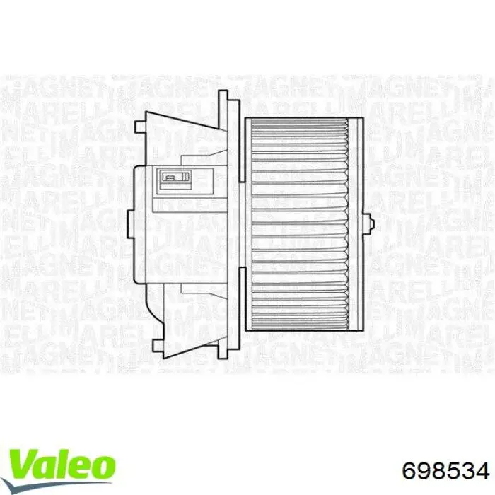 Compre 698534 VALEO Motor de ventilador de forno (de aquecedor de salão)