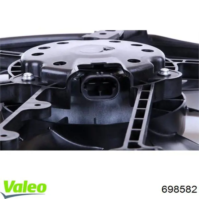 Difusor do radiador de esfriamento, montado com motor e roda de aletas VALEO 698582 preço, a partir de 140,25 USD