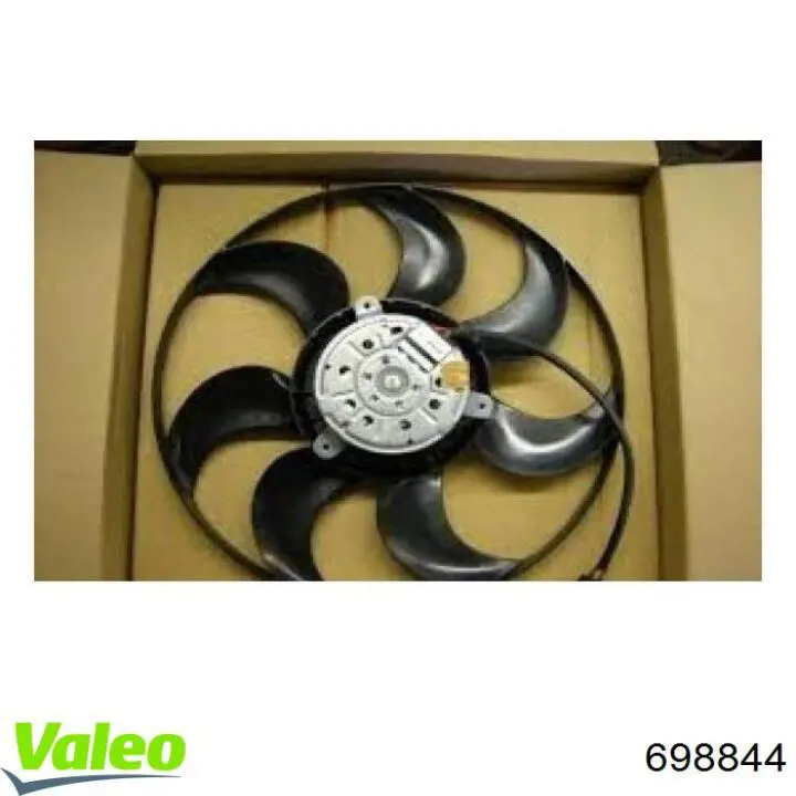 Compre 698844 VALEO Ventilador elétrico de esfriamento montado (motor + roda de aletas)