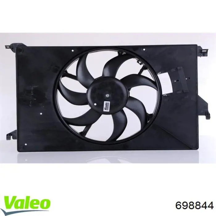 Ventilador elétrico de esfriamento montado (motor + roda de aletas) VALEO 698844 preço, a partir de 107,32 USD