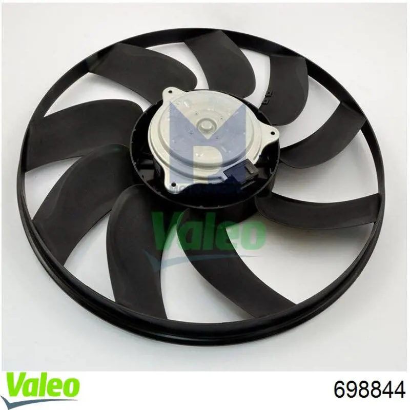 Ventilador elétrico de esfriamento montado (motor + roda de aletas) 698844 VALEO