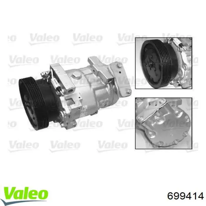 Compressor de aparelho de ar condicionado VALEO 699414 preço, a partir de 352,85 USD