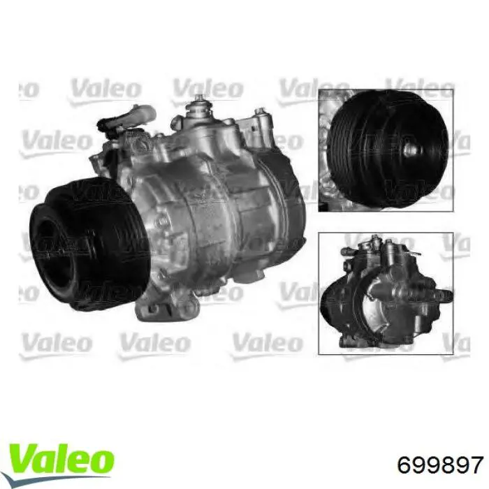 Compre 699897 VALEO Compressor de aparelho de ar condicionado