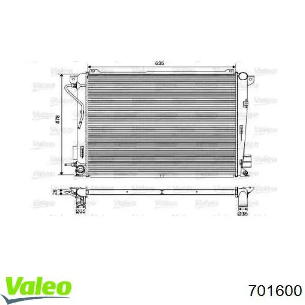 Compre 253103K850 Hyundai/Kia Radiador de esfriamento de motor