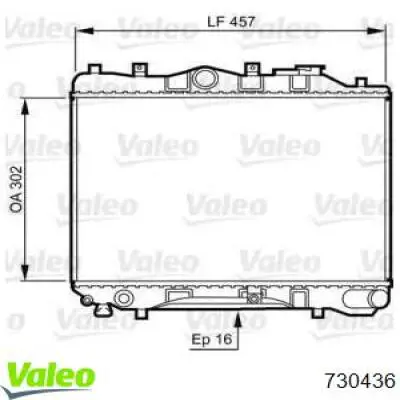 Compre 730436 VALEO Radiador de esfriamento de motor