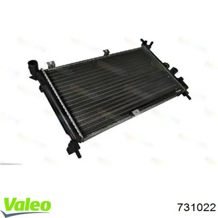 Radiador de esfriamento de motor 731022 VALEO