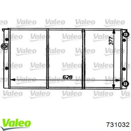 Compre 731032 VALEO Radiador de esfriamento de motor