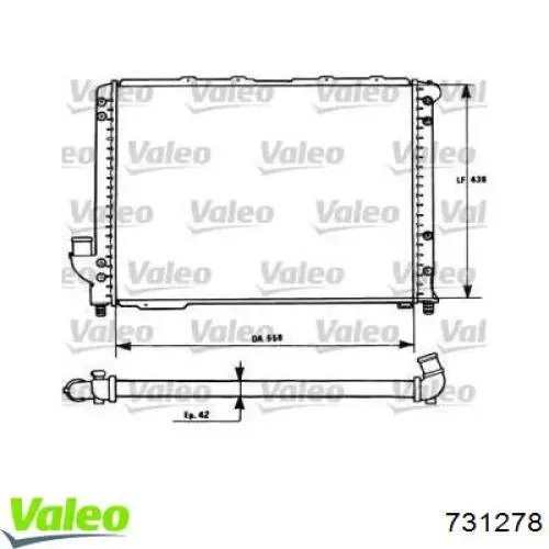 Compre 60814521 Fiat/Alfa/Lancia Radiador de esfriamento de motor