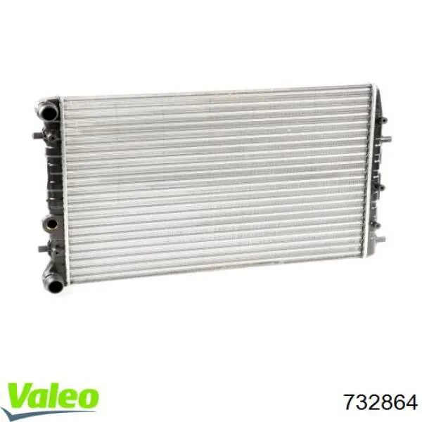 732864 VALEO Radiador de esfriamento de motor