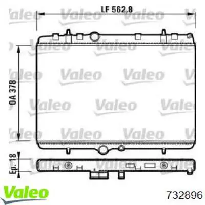 Compre 732896 VALEO Radiador de esfriamento de motor