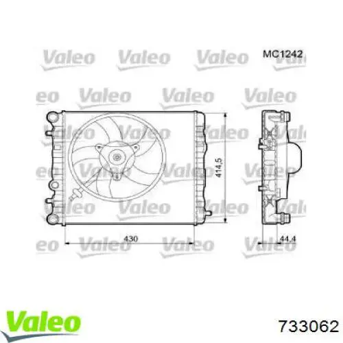 Radiador de esfriamento de motor VALEO 733062 preço, a partir de 57,34 USD