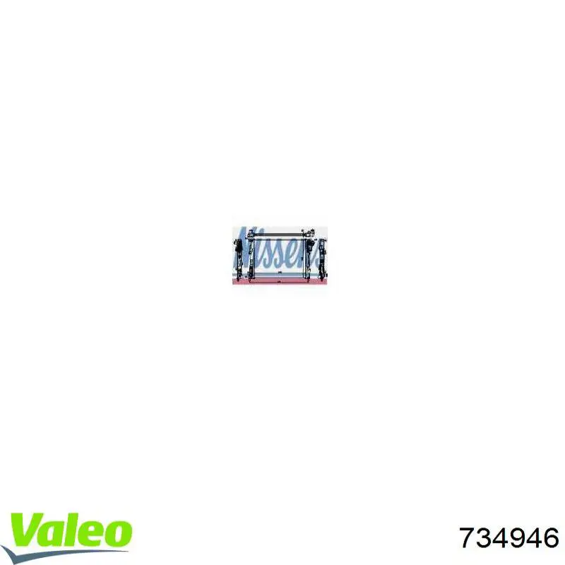 Radiador de esfriamento de motor VALEO 734946 preço, a partir de 117,79 USD