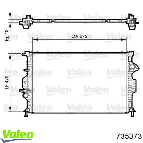Compre 1786804 Ford Radiador de esfriamento de motor